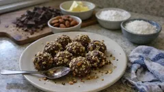 Τρουφάκια σοκολάτας με αμύγδαλο: εύκολη συνταγή που γίνεται σταθερή και λιώνει στο στόμα